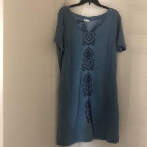 Denim dress